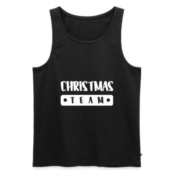 Christmas Team - Männer Premium Bio Tank Top - Schwarz - Vorne - Michal (187cm)