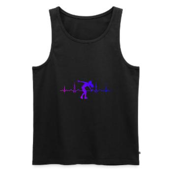 Rollerskaten Roller Skating Roller Skate Roller Skat - Men's Premium Organic Tank Top - black - Front - Michal (187cm)