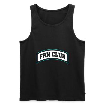 Membre du Fan Club - Débardeur bio Premium Homme - noir - Devant - AI Model Male 178 light (178cm)
