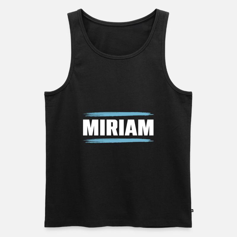 Miriam - Männer Premium Bio Tank Top - Schwarz