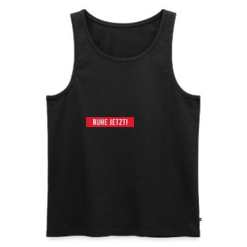 lustiges Lehrer und Lehrerin Abschiedsgeschenk fun - Männer Premium Bio Tank Top - Schwarz - Vorne - AI Model Male 178 light (178cm)