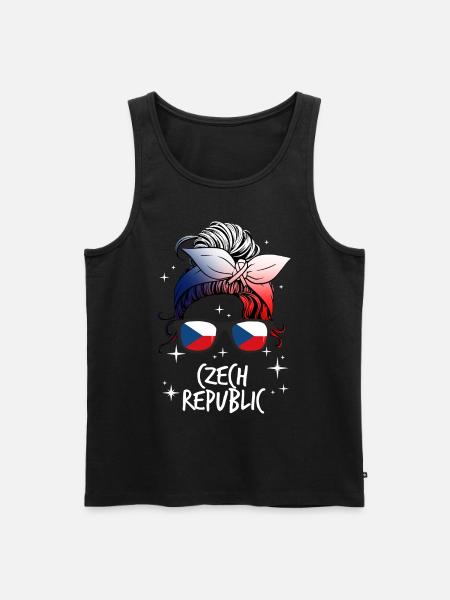 Czech Republic - Men's Premium Organic Tank Top - black