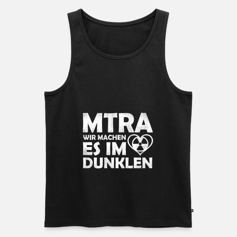 MTRA Medizinisch-Technischer Radiologie Assistent - Männer Premium Bio Tank Top - Schwarz