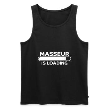 Masseur Spruch Massage Lustiges Masseur Geschenk - Männer Premium Bio Tank Top - Schwarz - Vorne - Michal (187cm)