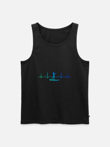 Sup Standup Paddling Stand up Paddling Board - Men's Premium Organic Tank Top - black