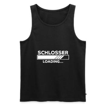 Schlosser Spruch Beruf Lustiges Schlosser Geschenk - Männer Premium Bio Tank Top - Schwarz - Vorne - Michal (187cm)