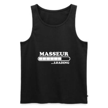 Masseur Spruch Massage Lustiges Masseur Geschenk - Männer Premium Bio Tank Top - Schwarz - Vorne - Michal (187cm)