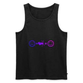 Men's Ski Freestyle Women Slopestyle Freestyle Sk - Men's Premium Organic Tank Top - black - Front - Michal (187cm)