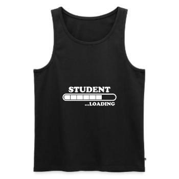 Student Spruch Uni Universität Student Geschenk - Männer Premium Bio Tank Top - Schwarz - Vorne - Michal (187cm)