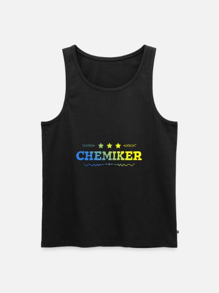 Chemiker Beruf - Männer Premium Bio Tank Top - Schwarz