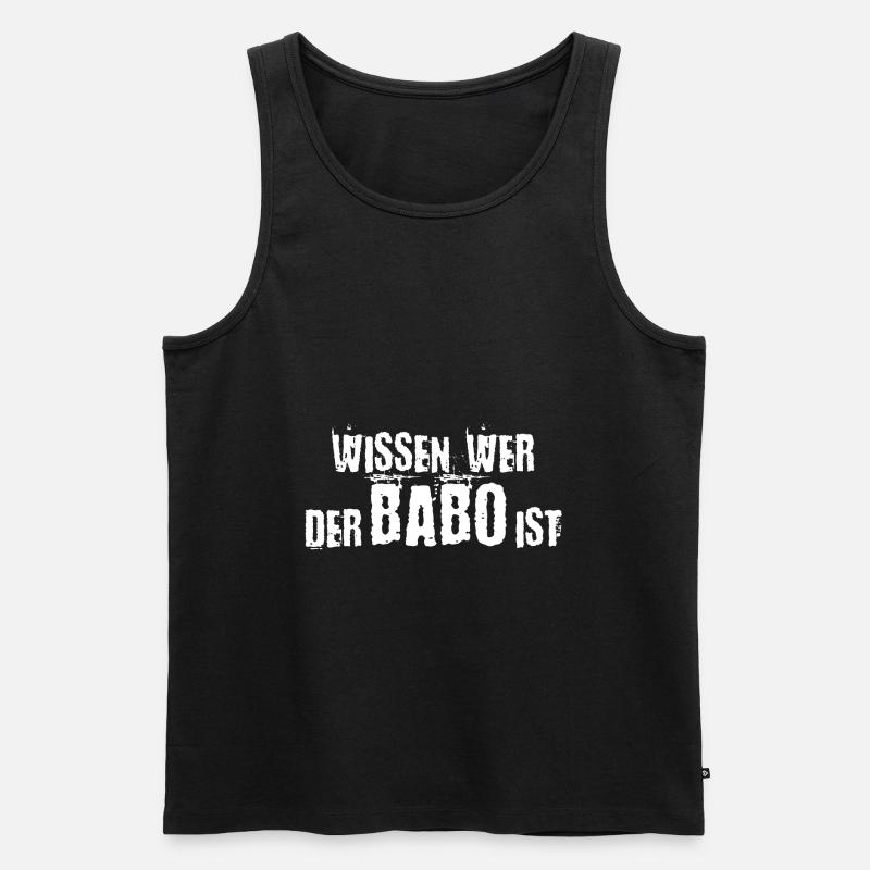 Babo - Männer Premium Bio Tank Top - Schwarz