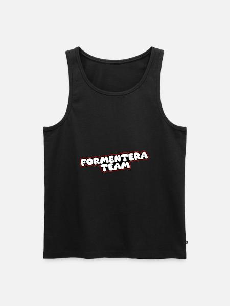 Formentera Team - Men's Premium Organic Tank Top - black