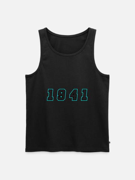 1941 Year Number - Men's Premium Organic Tank Top - black
