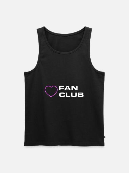 Fanklubb - Ekologisk premium tanktopp herr - svart