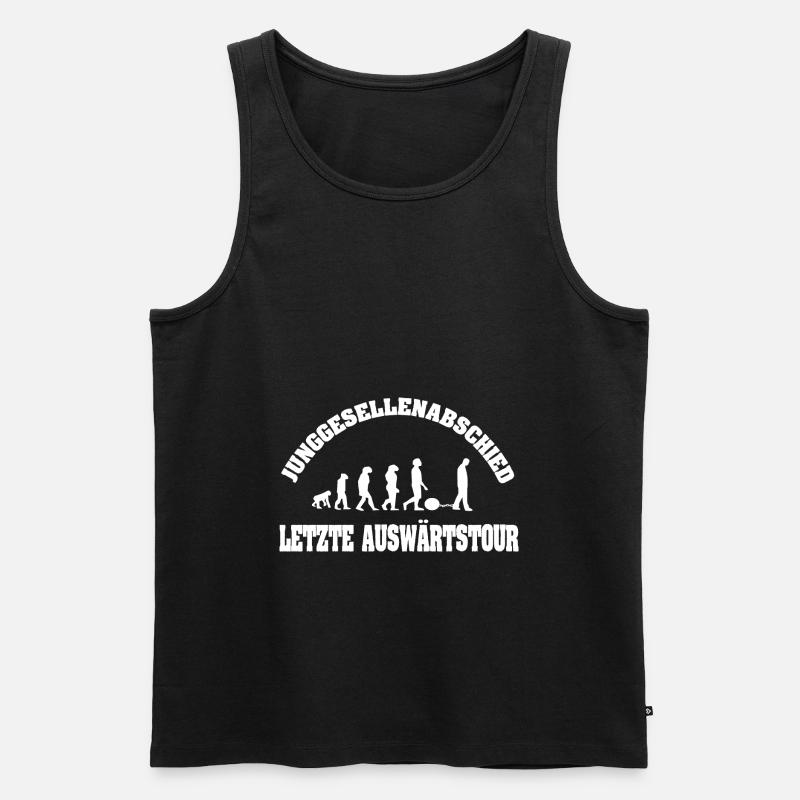 Junggesellenabschied - Männer Premium Bio Tank Top - Schwarz