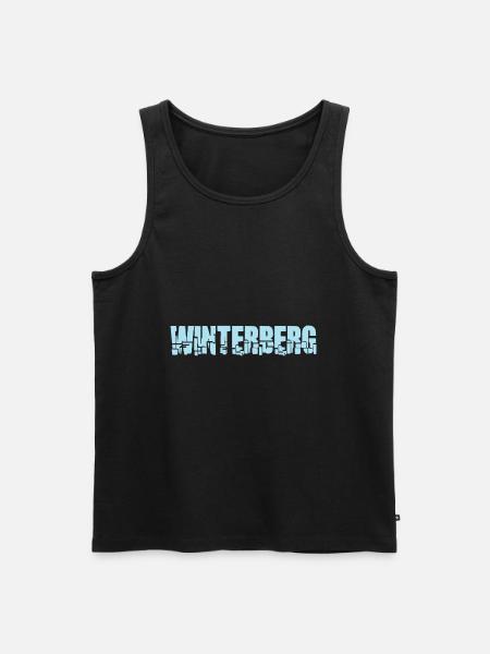 WINTERBERG - Männer Premium Bio Tank Top - Schwarz