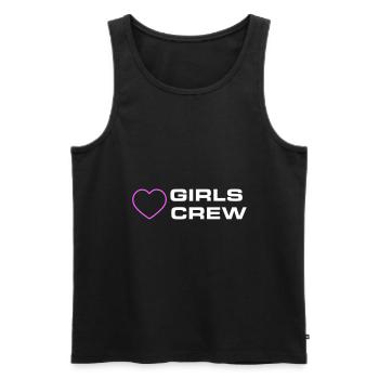 Girls Crew - Männer Premium Bio Tank Top - Schwarz - Vorne - Michal (187cm)