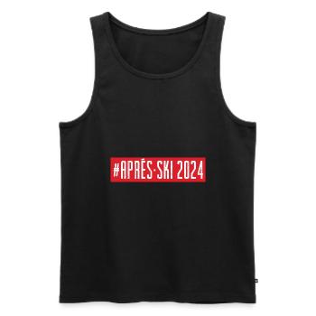 Équipe Après-Ski 2024 - Débardeur bio Premium Homme - noir - Devant - Michal (187cm)