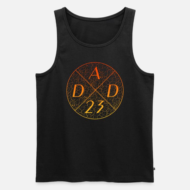 DAD 23 dad23 - Männer Premium Bio Tank Top - Schwarz
