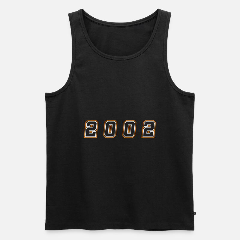 Numéro de l’année 2002 - Débardeur bio Premium Homme - noir