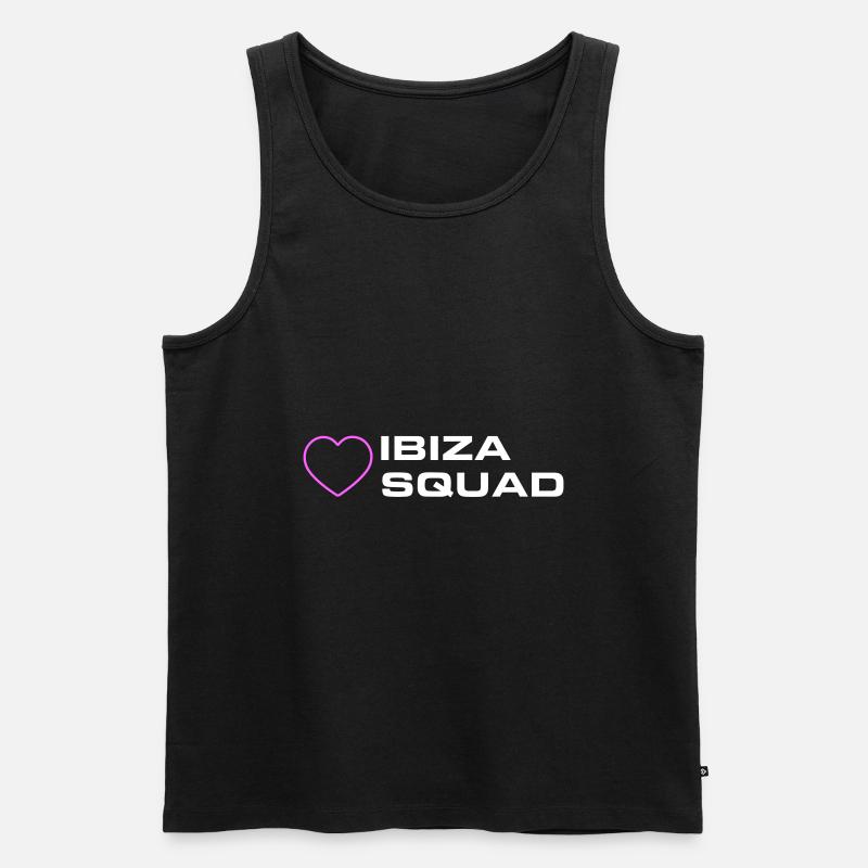 Ibiza Squad - Männer Premium Bio Tank Top - Schwarz