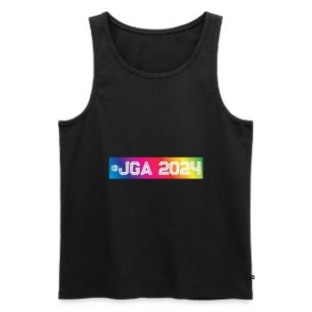 Jga 2024 Bunt - Männer Premium Bio Tank Top - Schwarz - Vorne - Michal (187cm)