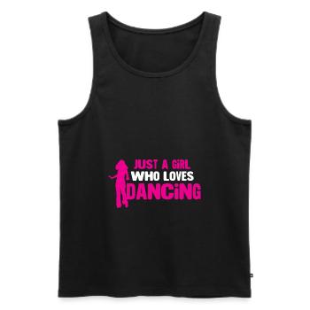Dancing Dancer Tanzverein Tanzclub - Men's Premium Organic Tank Top - black - Front - Michal (187cm)