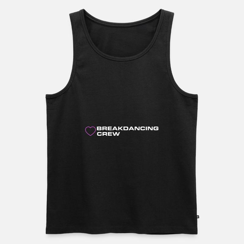 Équipe de breakdance - Débardeur bio Premium Homme - noir