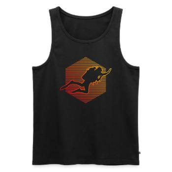 Scuba Divers Scuba Diving Scuba Diver - Men's Premium Organic Tank Top - black - Front - Michal (187cm)