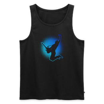 Guitar Guitar Electric Guitar Electric Guitar Women - Men's Premium Organic Tank Top - black - Front - Michal (187cm)