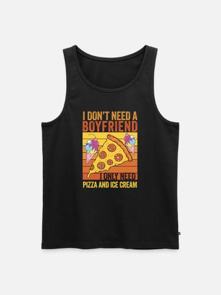 Pizza & Glass: Mina sanna kärlekar - Ekologisk premium tanktopp herr - svart
