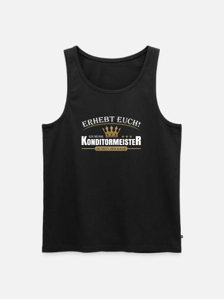Konditormeister - Männer Premium Bio Tank Top - Schwarz