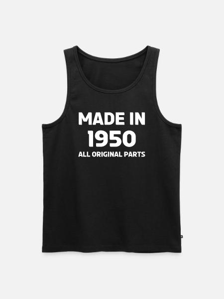 made en 1950 - Débardeur bio Premium Homme - noir