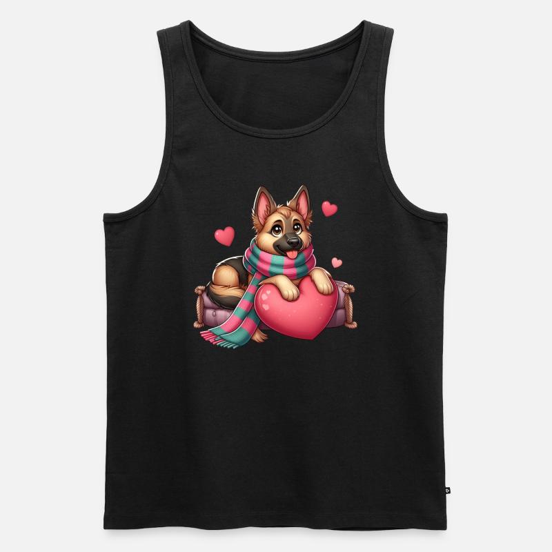 Deutscher Schäferhund - Männer Premium Bio Tank Top - undefined