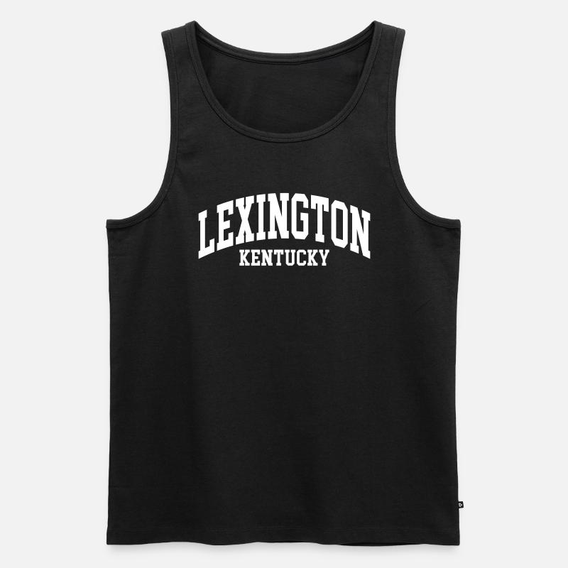 Lexington - Männer Premium Bio Tank Top - Schwarz