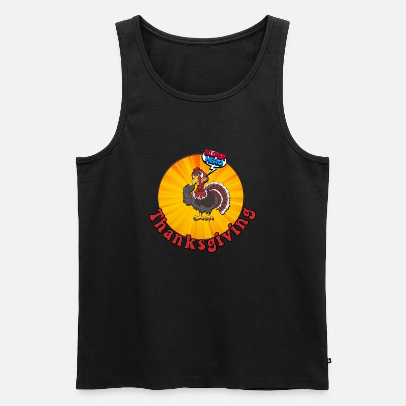 Stolzer Vogel - Männer Premium Bio Tank Top - Schwarz