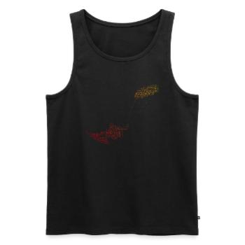 Femmes Kitesurf Hommes Kitesurf Kitesurf Kitesurf - Débardeur bio Premium Homme - noir - Devant - Michal (187cm)