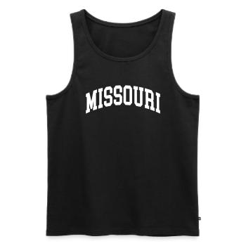 Missouri - Débardeur bio Premium Homme - noir - Devant - Michal (187cm)