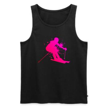 Sports d’hiver Ski Ski Homme Ski - Débardeur bio Premium Homme - noir - Devant - Michal (187cm)