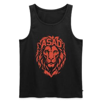 Red Lion ASAD Imperious Head - Men's Premium Organic Tank Top - black - Front - AI Model Male 178 light (178cm)