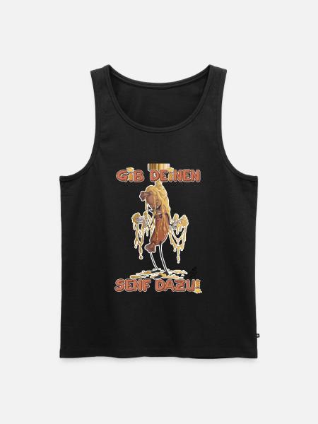 Add your two cents - Men's Premium Organic Tank Top - black