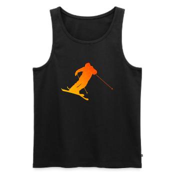 Freestyle Ski Jumping Femmes Slopestyle - Débardeur bio Premium Homme - noir - Devant - Michal (187cm)