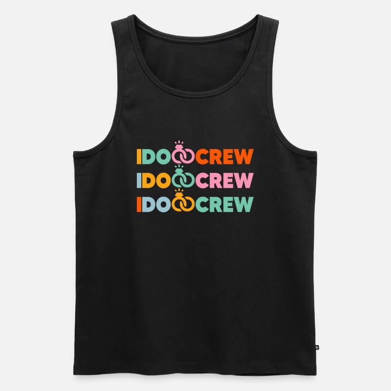 Ich mache Crew-Geschenk - Männer Premium Bio Tank Top - Schwarz