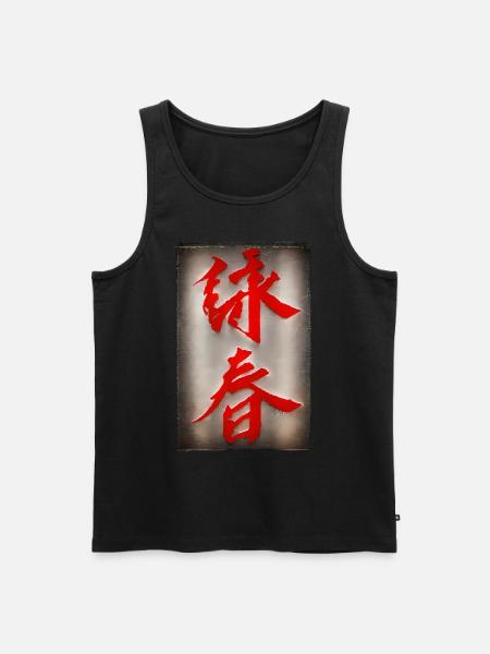 Selbstverteidigung WingTsun Kampfkunst - Männer Premium Bio Tank Top - Schwarz