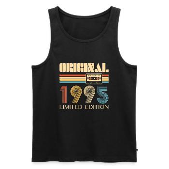 30th Birthday Original 1995 30 Years Old Gift - Men's Premium Organic Tank Top - black - Front - Michal (187cm)