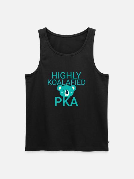 PKA Koalafied Pharmacy - Men's Premium Organic Tank Top - black