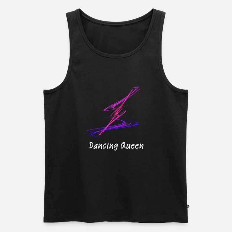 Dancing Queen - Männer Premium Bio Tank Top - Schwarz