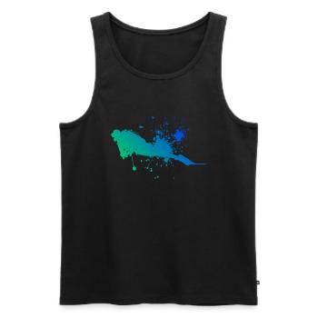 Scuba Diver Scuba Diving Diver Scuba Diver - Débardeur bio Premium Homme - noir - Devant - AI Model Male 178 light (178cm)