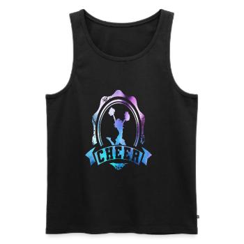 Cheerleader - Männer Premium Bio Tank Top - Schwarz - Vorne - Michal (187cm)
