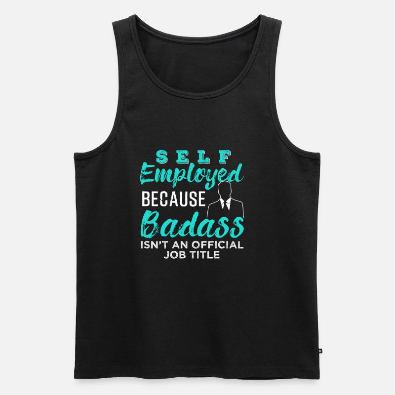 Selbstständig - Männer Premium Bio Tank Top - Schwarz